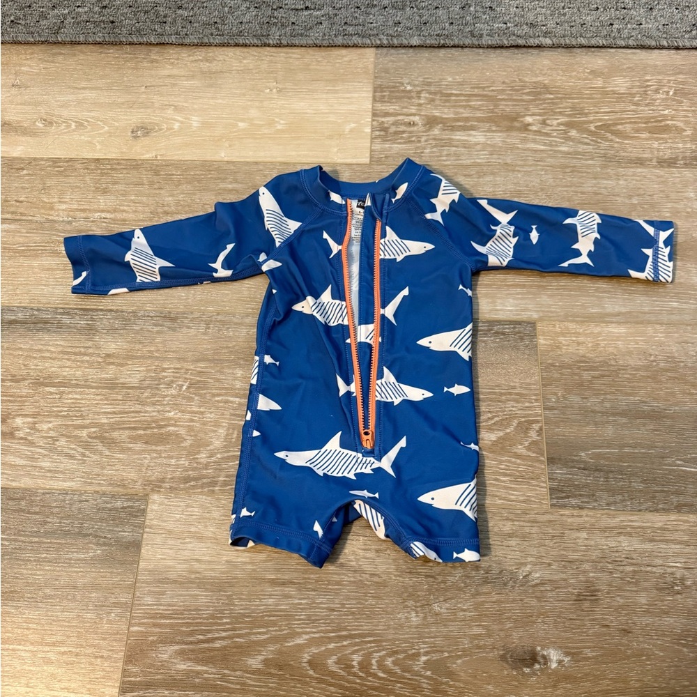 Tea Collection Blue Shark Rashguard